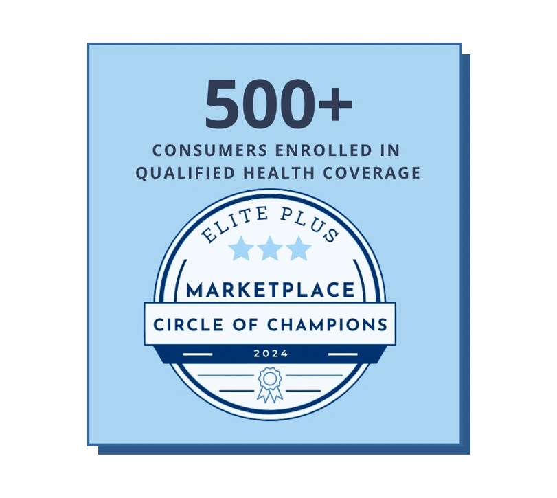 500+ badge